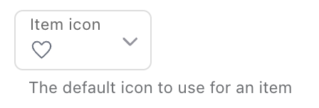 Item Icon settings