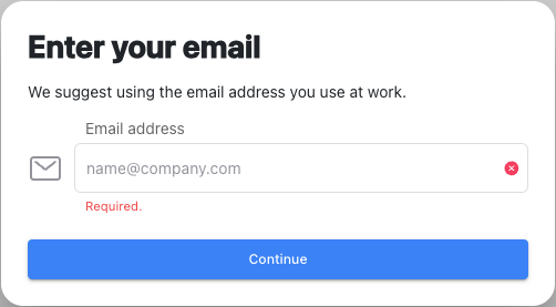 Enter your email